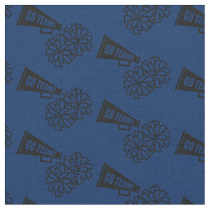 Cheleader Team School Colors Black & Navy Blue Stoff