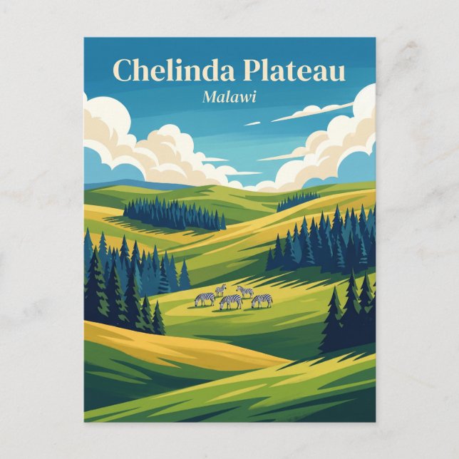 Chelinda-Plateau Malawi Postkarte (Vorderseite)