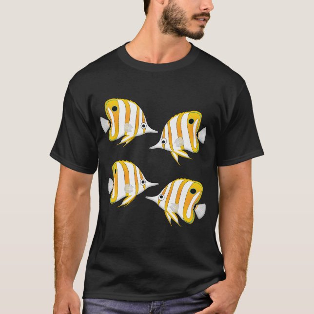 Chelmon rostratus 1 T-Shirt (Vorderseite)