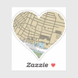 Chelsea Boston MA Nautic Chart Aufkleber