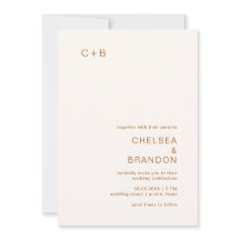 Chelsea Earthy Neutrals Moderne Hochzeit