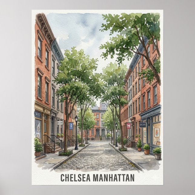Chelsea Manhattan Poster (Vorne)