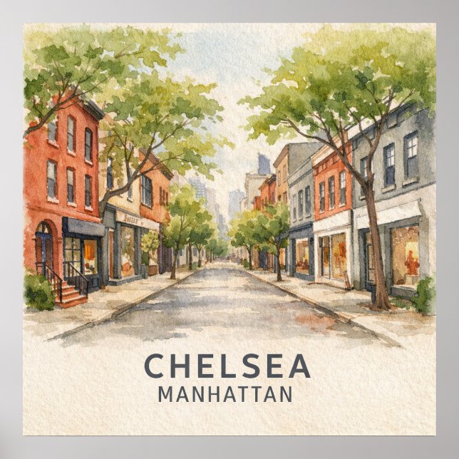 Chelsea Manhattan Poster (Vorne)