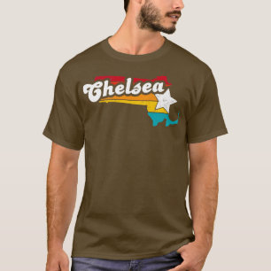 Chelsea Massachusetts Vintag Beunruhigtes Souvenir T-Shirt