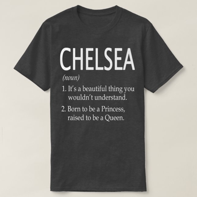 Chelsea Name Gift 99 T-Shirt (Design vorne)