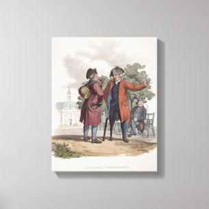 Chelsea-Pensionäre, Kavallerie und Infanterie, vo Leinwanddruck