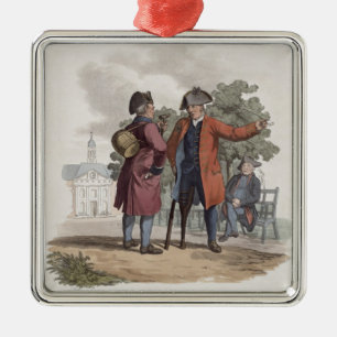 Chelsea-Pensionäre, Kavallerie und Infanterie, vo Ornament Aus Metall