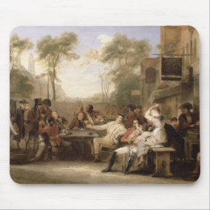 Chelsea-Pensionäre, welche die Zeitung Announcin Mousepad