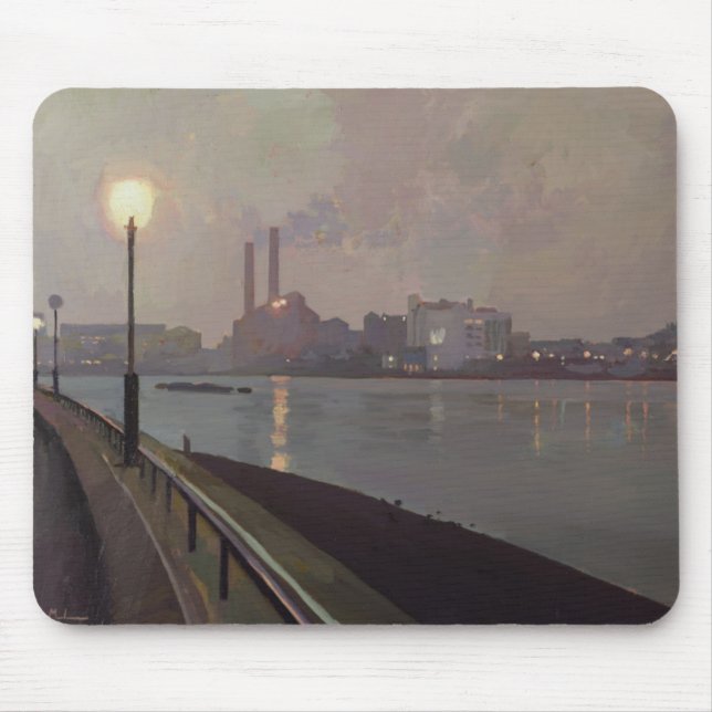 Chelsea-Power-Station bis zum Nacht Mousepad (Vorne)