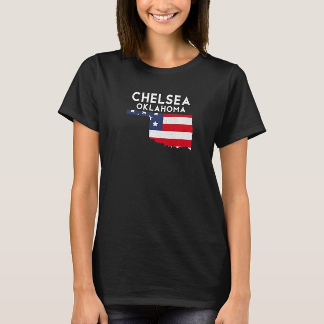 Chelsea USA Staat America Travel Oklahoman Premium T-Shirt (Vorderseite)