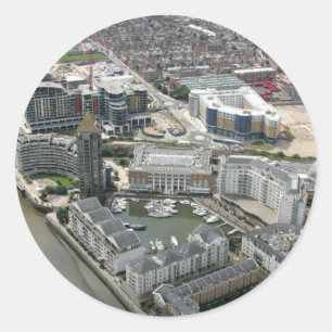 Chelsea Wharf Runder Aufkleber