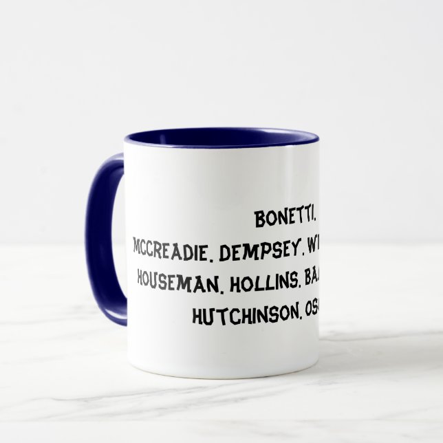 Chelseas FA Cup-Siegermannschaft 1970 Tasse (Vorderseite Links)