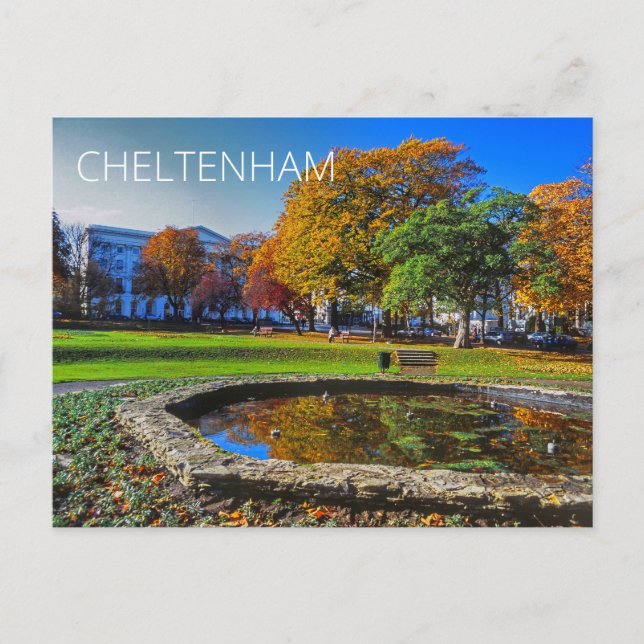 Cheltenham Postkarte (Vorderseite)