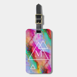Chem 7 Hipster Monogramm Gepäckanhänger