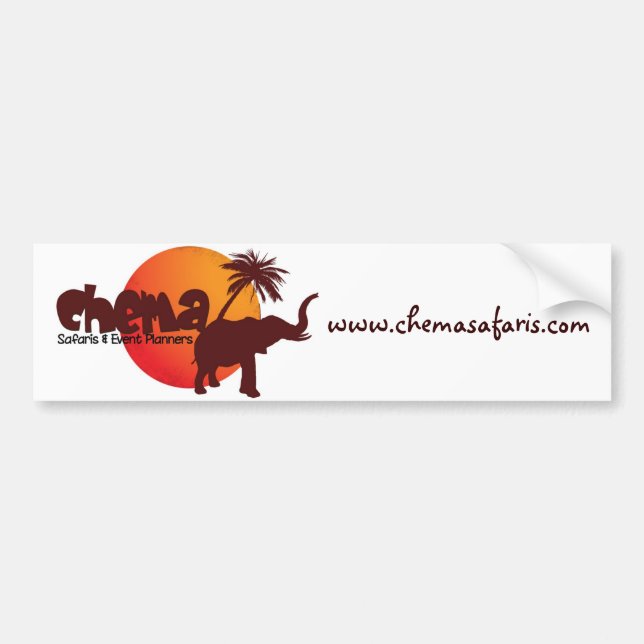 Chema Safari-Autoaufkleber Autoaufkleber (Vorne)