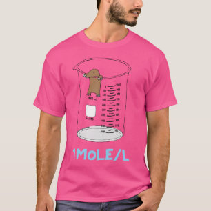 Chemie 1 Mol pro Liter für Mol oder Avogadro-Tag  T-Shirt