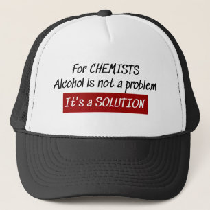 Chemie Alkohol Lösung Chemie Joke Truckerkappe