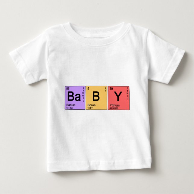Chemie Baby Baby T-shirt (Vorderseite)