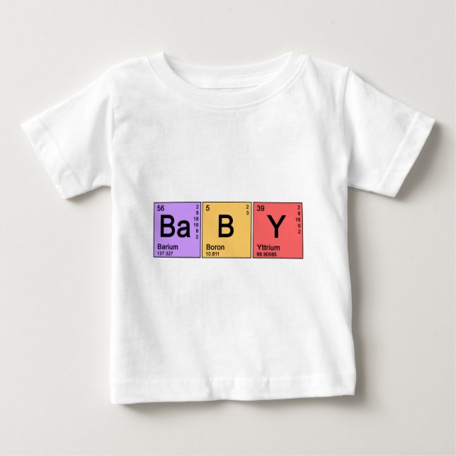 Chemie Baby T-shirt (Vorderseite)