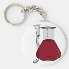 Chemie Beakers Test Tubes Solutions Schlüsselanhänger