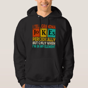 Chemie Chemiker Vintage Ich erzähle Oma Witze Per Hoodie