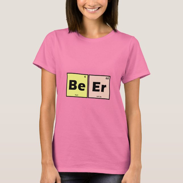 Chemie des T - Shirt Bier (Vorderseite)