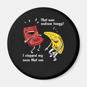 Chemie, die sodium Funny Science Joke Magnet