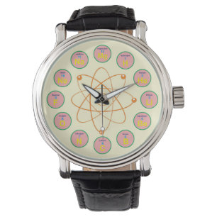 Chemie-Element Armbanduhr