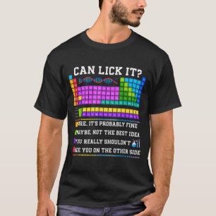 Chemie-Elemente-Lehrer Kann ich es Periodensystem T-Shirt
