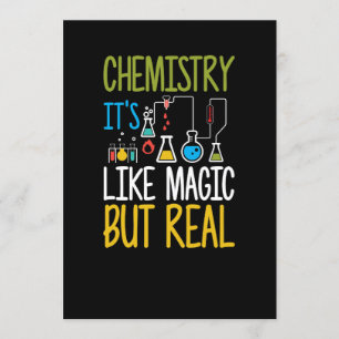 Chemie Es ist wie Magie, aber wirklich lustig Einladung
