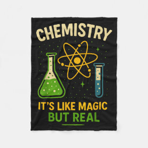 Chemie Es ist wie Magie Lustiger Chemie-Lehrer St Fleecedecke
