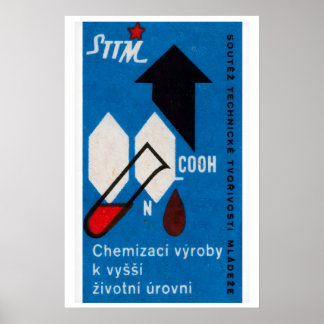 Chemie für ein besseres Leben - Streichholzschacht Poster