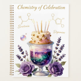 Chemie Geburtstagsfeier Kolben und Blumenschmuck C Planer