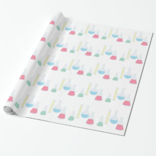 Chemie-Glaswaren Geschenkpapier