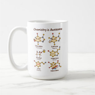 Chemie ist großartig Lustiger Chemie-Tag der Wis Kaffeetasse