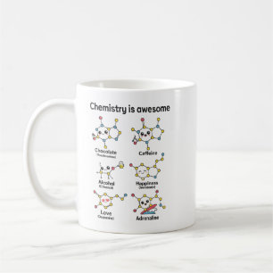 Chemie ist großartig Lustiger Chemie-Tag der Wis Kaffeetasse