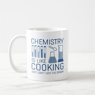 Chemie ist wie Kochen Kaffeetasse