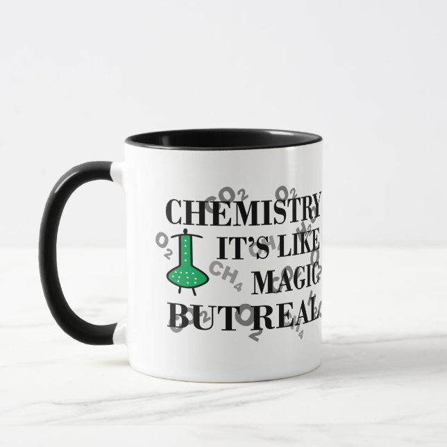 Chemie ist wie Magie, aber real Tasse (Links)