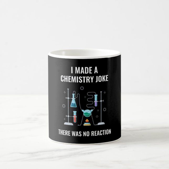 Chemie Joke No Reaction Chemistry Kaffeetasse (Mittel)