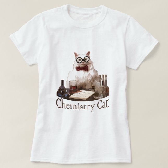 Chemie-Katze (von memes 9gag reddit) T-Shirt (Design vorne)