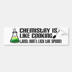 Chemie-Kochen Autoaufkleber