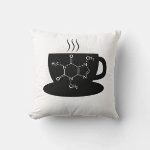 Chemie Koffein Molekül Kissen