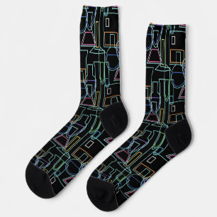 Chemie-Laboreinrichtungen Linien Socken