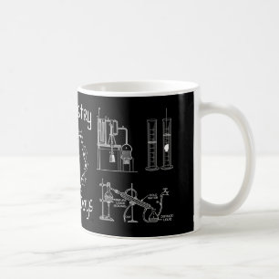 Chemie-Labrador-Ausrüstung ~ Khalle auf Schwarz-Br Tasse