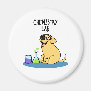 Chemie Labrador Funny Labrador Dog Pub Magnet