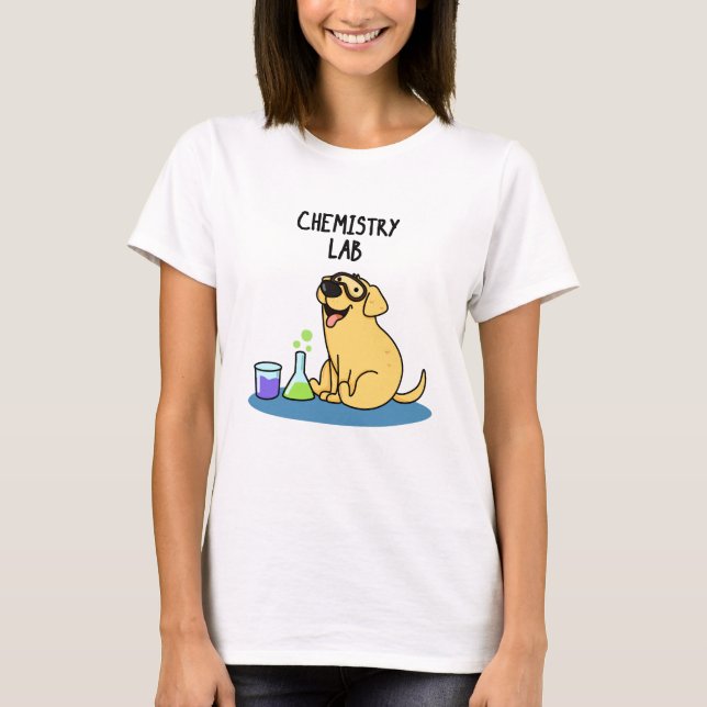 Chemie Labrador Funny Labrador Dog Pub T-Shirt (Vorderseite)