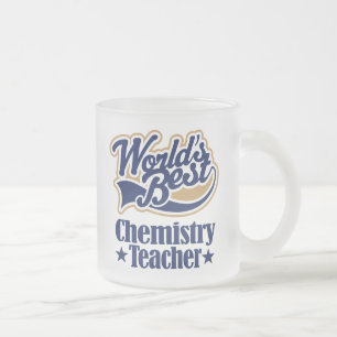 Chemie-Lehrer-Geschenk für (Welten am besten) Mattglastasse