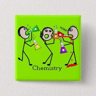 Chemie-Liebhaber-Stock-Leute-Entwurfs-Geschenke Button