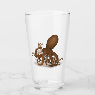 Chemie Octopus Holding Flask Steampunk Science Glas