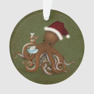 Chemie Octopus Steampunk Weihnachtswissenschaft Ornament